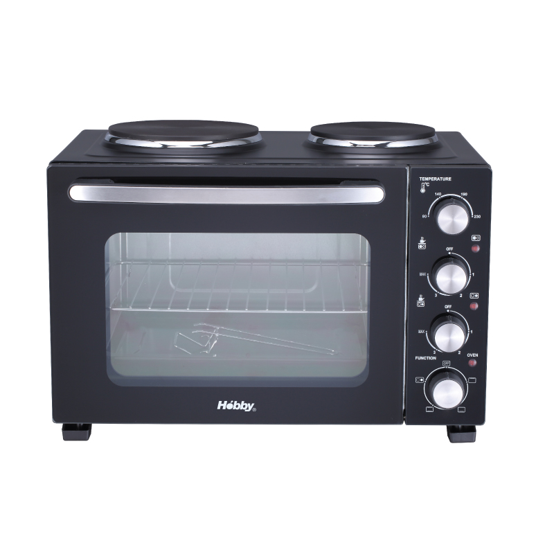 Hobby HEO-40370 Ηλεκτρικό Φουρνάκι 35lt με 2 Εστίες (400370)